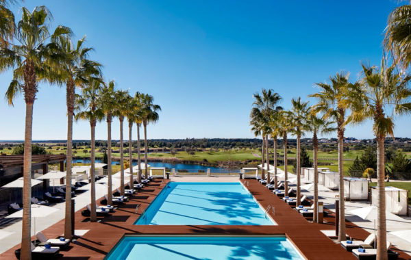 Pool und Golfplatz, Hotel Anantara Vilamoura, Algarve, Portugal
